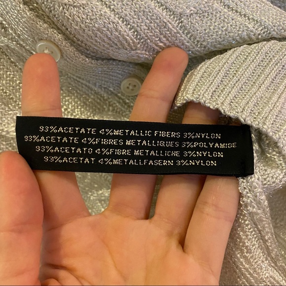 Ralph Lauren Buttoned Sparkling Sweater - Picture 7 of 8